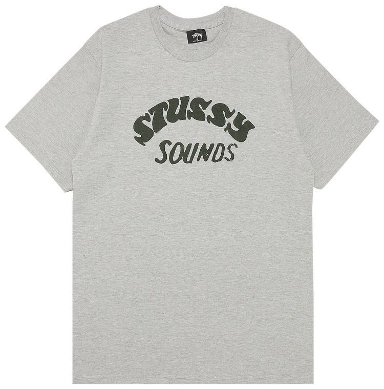 Stussy Sounds Tee Grey Heather