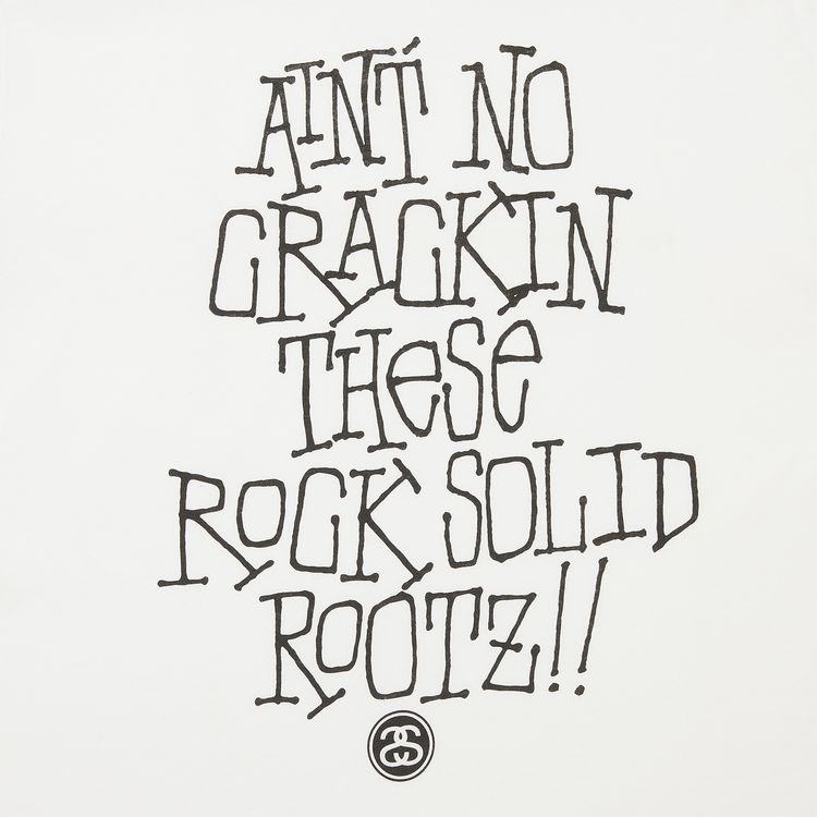 Stussy Aint No Crackin Tee White