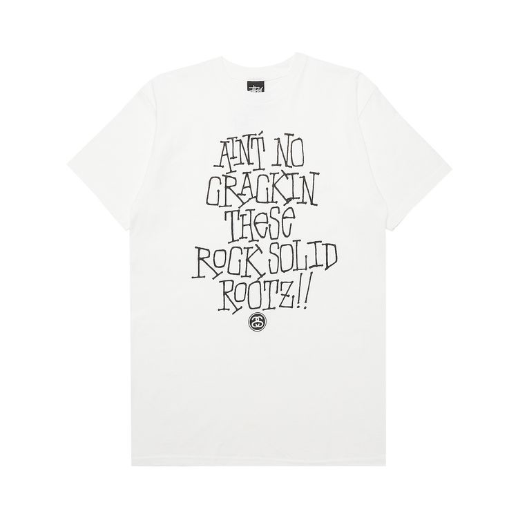 Stussy Aint No Crackin Tee White