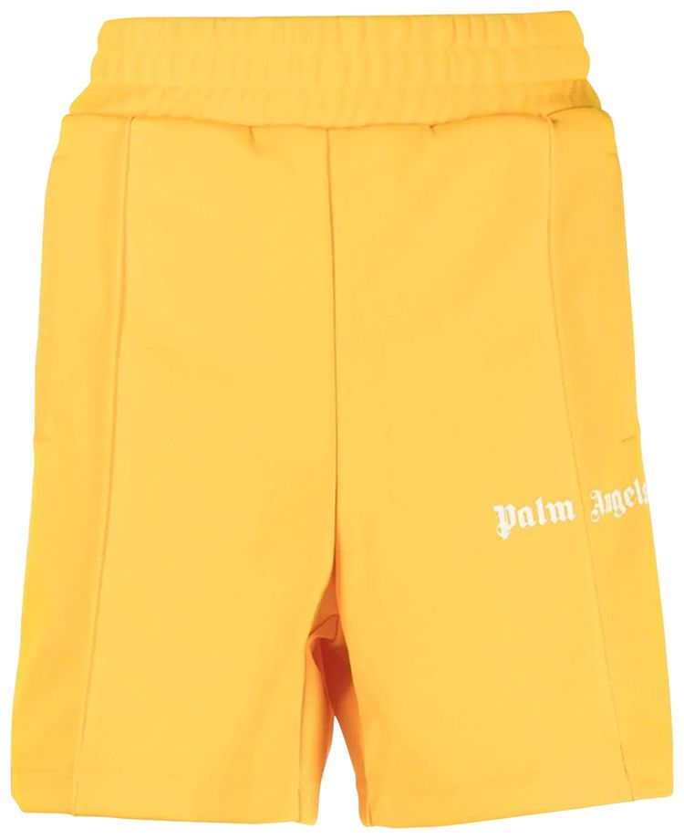 Palm Angels Classic Track Shorts Ocher Yellow