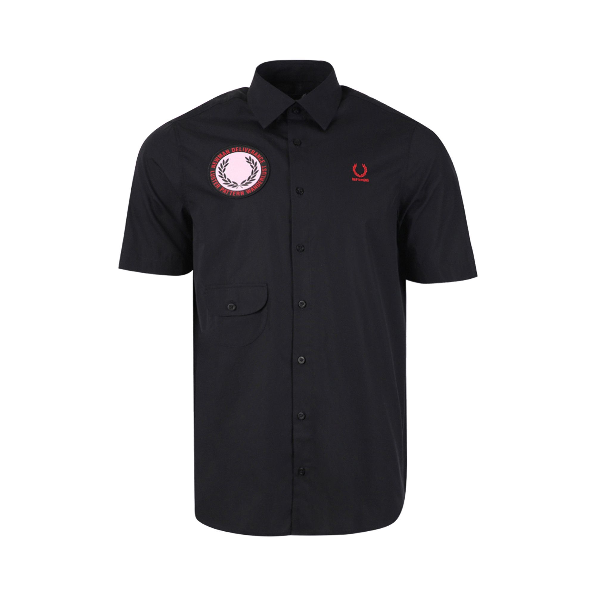 人気海外ブランドアイテム｜ファッション通販 Fred Buy Perry Shirt Patched Short-Sleeve Simons Raf x トップス