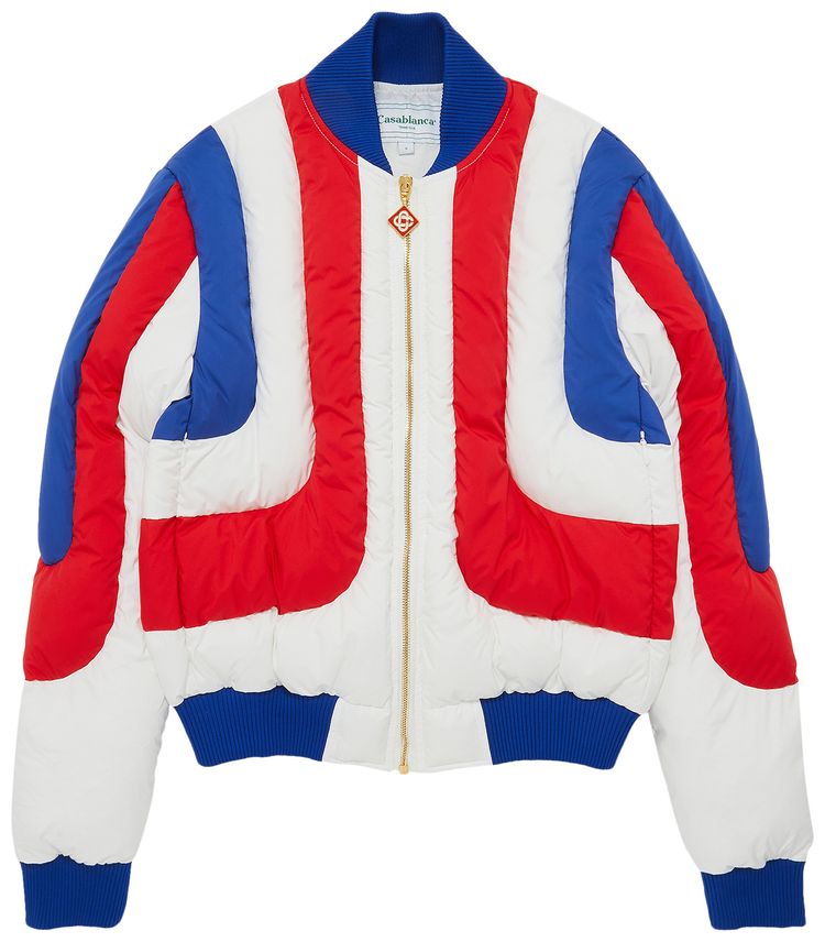 Casablanca Curve Puffer RedWhiteBlue