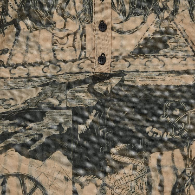 Ottolinger Mesh Polo Otto Print