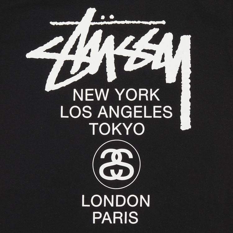 Stussy World Tour Tee Black