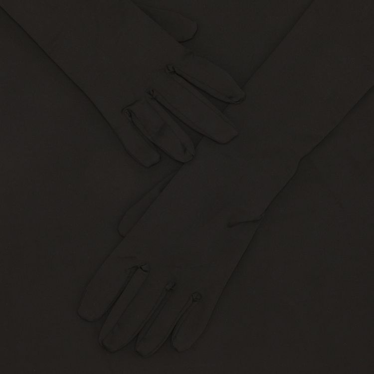 Vetements One Shoulder Styling Top With Gloves Black