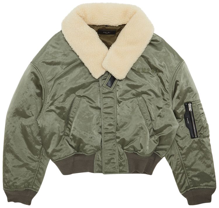 Amiri Bomber Olive Green