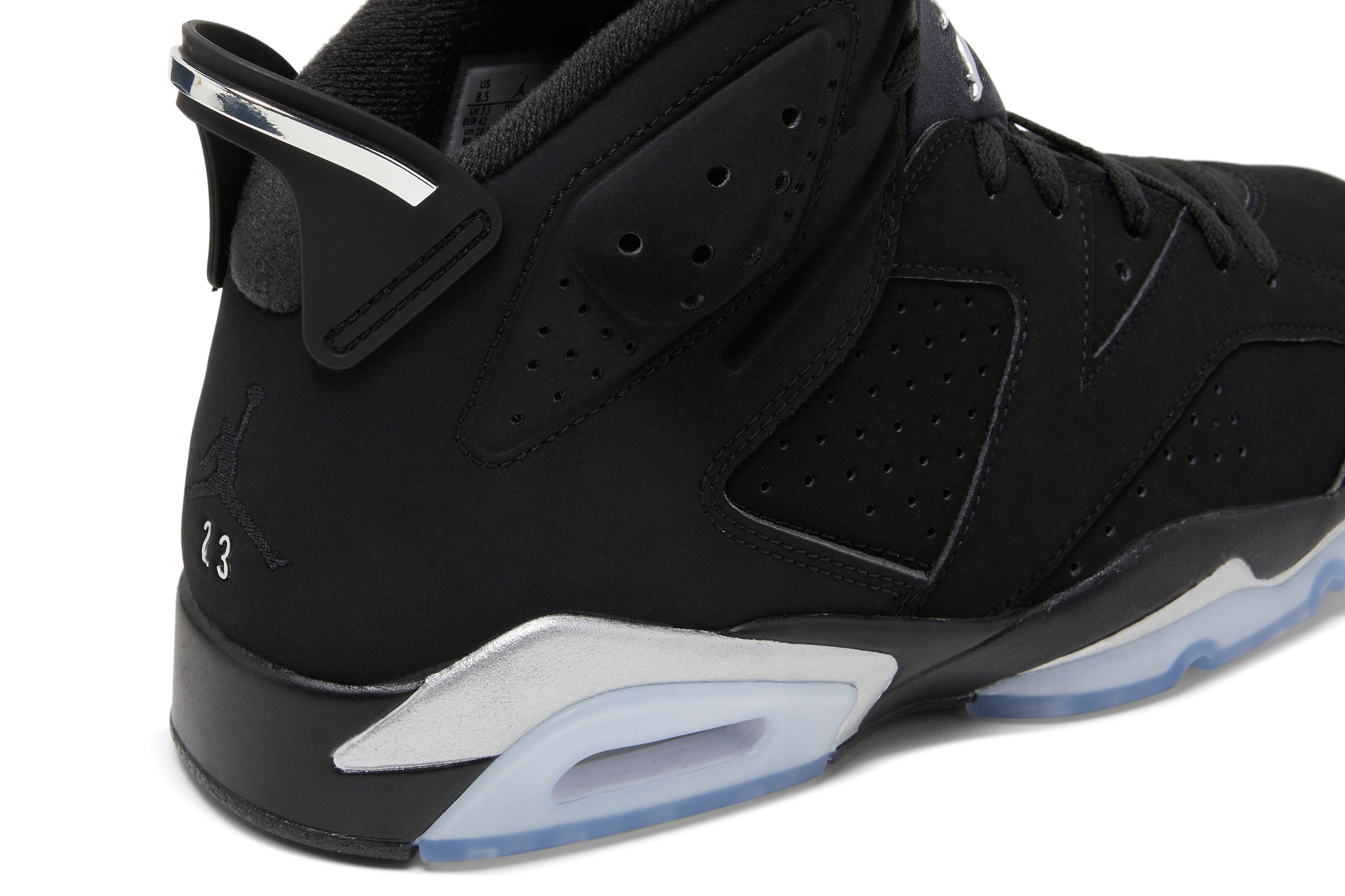 Size 10.0 Air Jordan 6 Retro Chrome