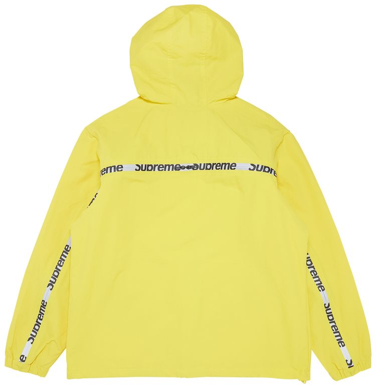Supreme Reflective Zip Hooded Jacket Yellow