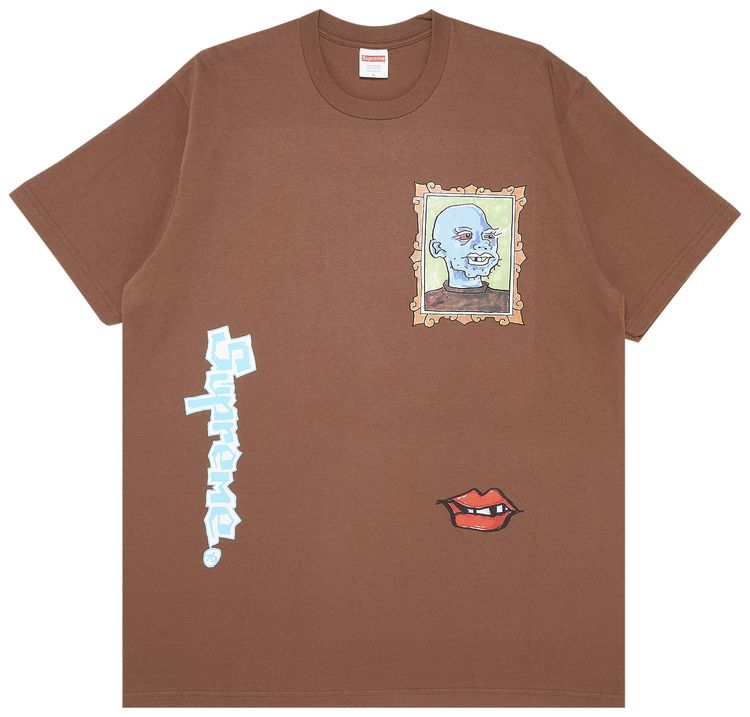 Supreme Gonz Portrait Tee Brown