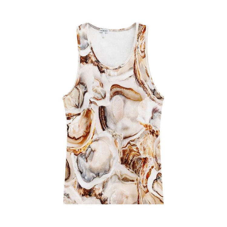 Buy Loewe Ribbed Tank Top 'Oyster' - H526Y23X14 OYST | GOAT