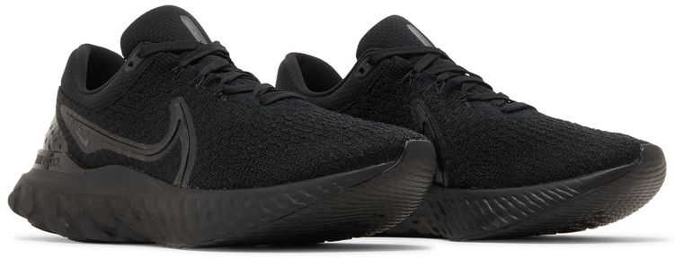 React Infinity Run Flyknit 3 Triple Black