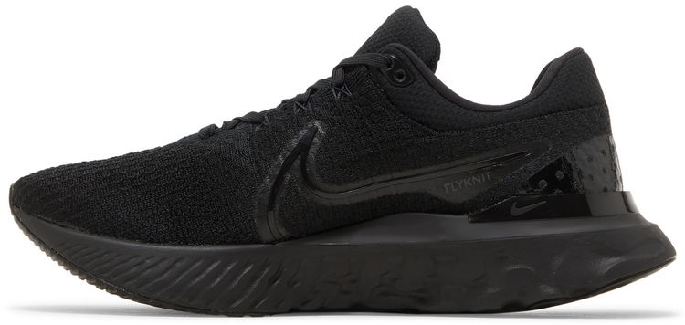 React Infinity Run Flyknit 3 Triple Black