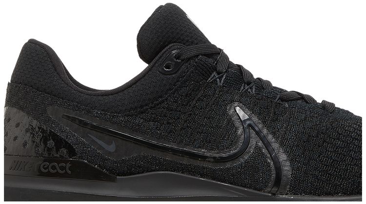 React Infinity Run Flyknit 3 Triple Black