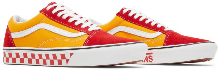 Vans ComfyCush Old Skool Tape Mix   Red Cadmium