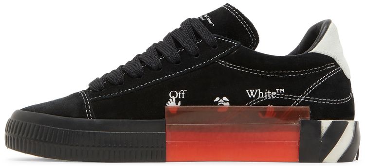 Off White Wmns Vulc Sneaker Black White