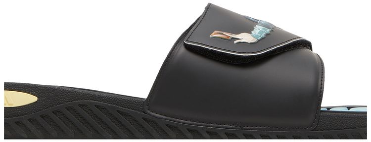 Yu Gi Oh x adidas Reptossage Slide Blue Eyes White Dragon