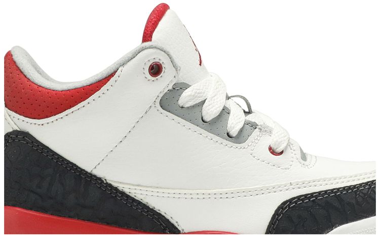 Air Jordan 3 Retro PS White Fire Red 2013