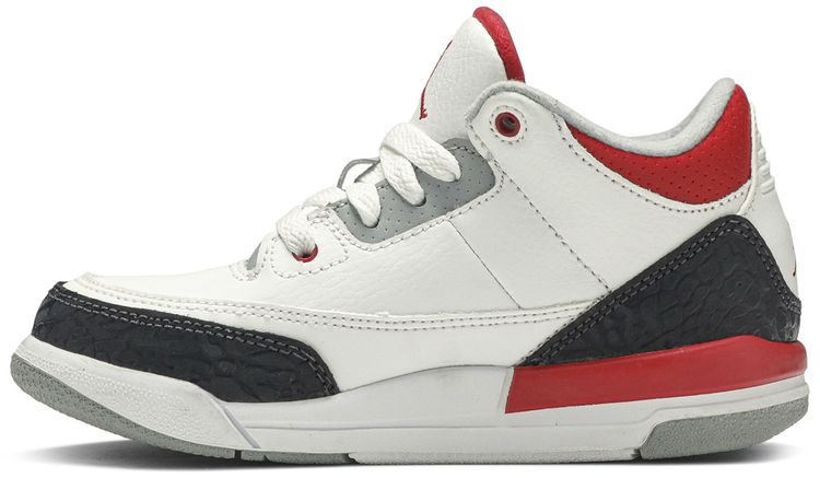 Air Jordan 3 Retro PS White Fire Red 2013