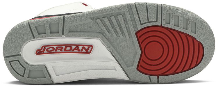Air Jordan 3 Retro PS White Fire Red 2013