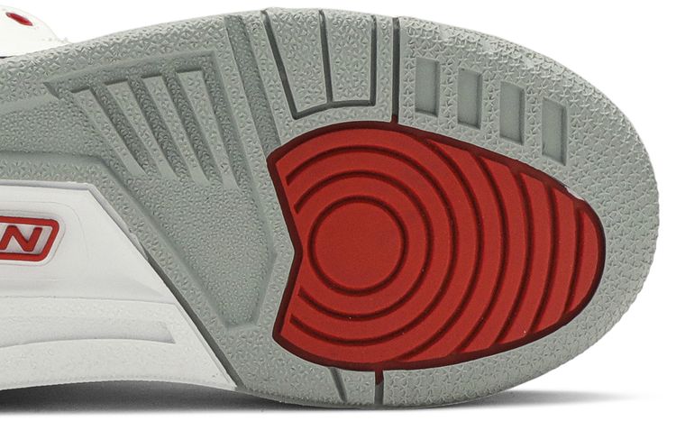 Air Jordan 3 Retro PS White Fire Red 2013