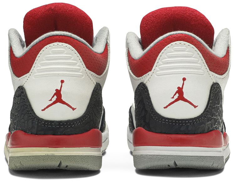 Air Jordan 3 Retro PS White Fire Red 2013