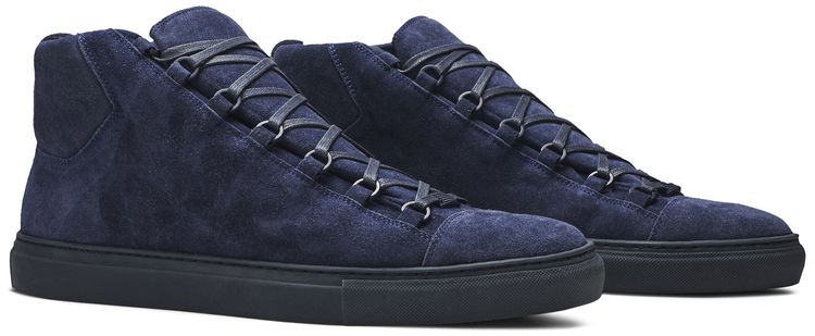 Balenciaga Arena Velvet High Blue