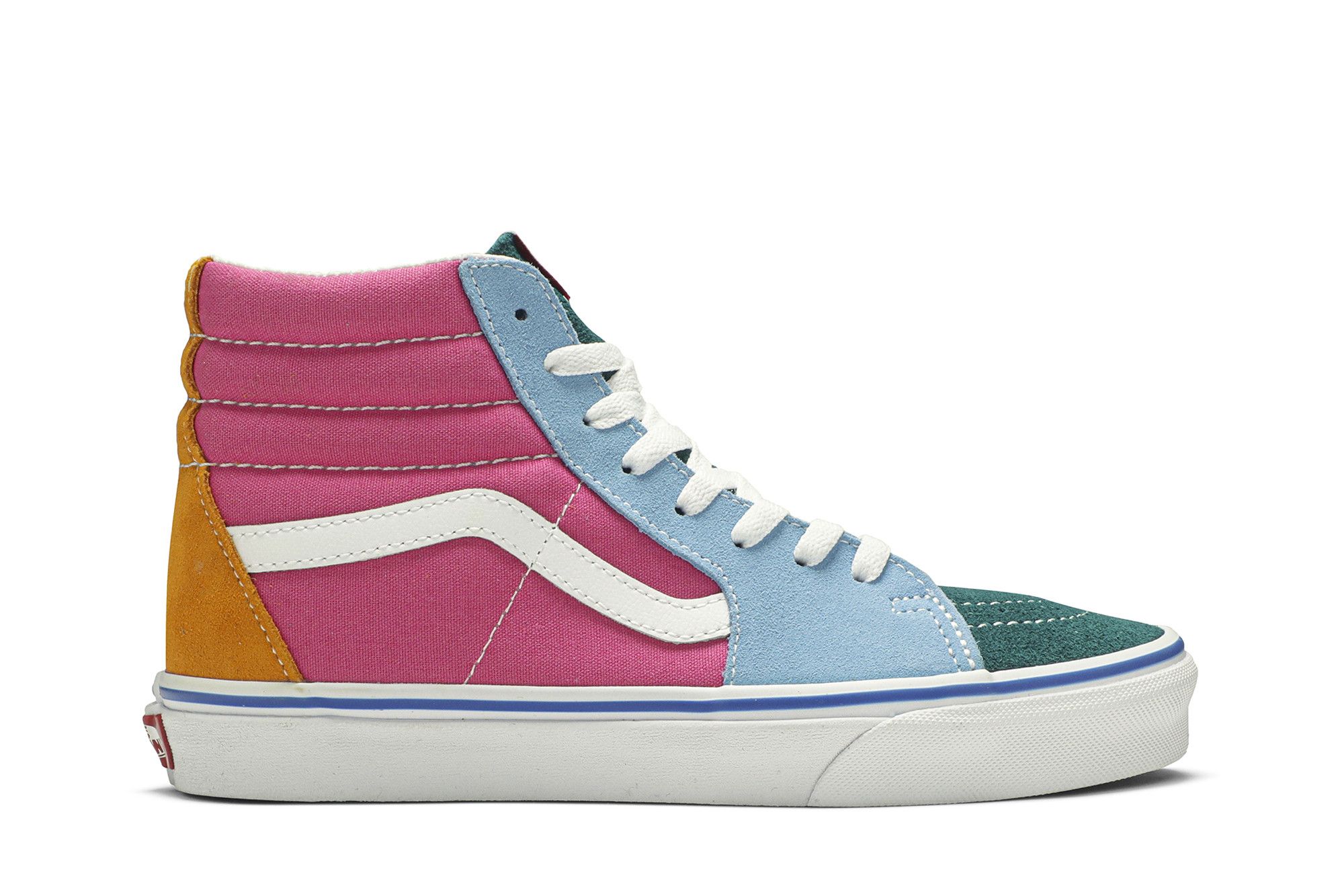 Vans high best sale top multicolor