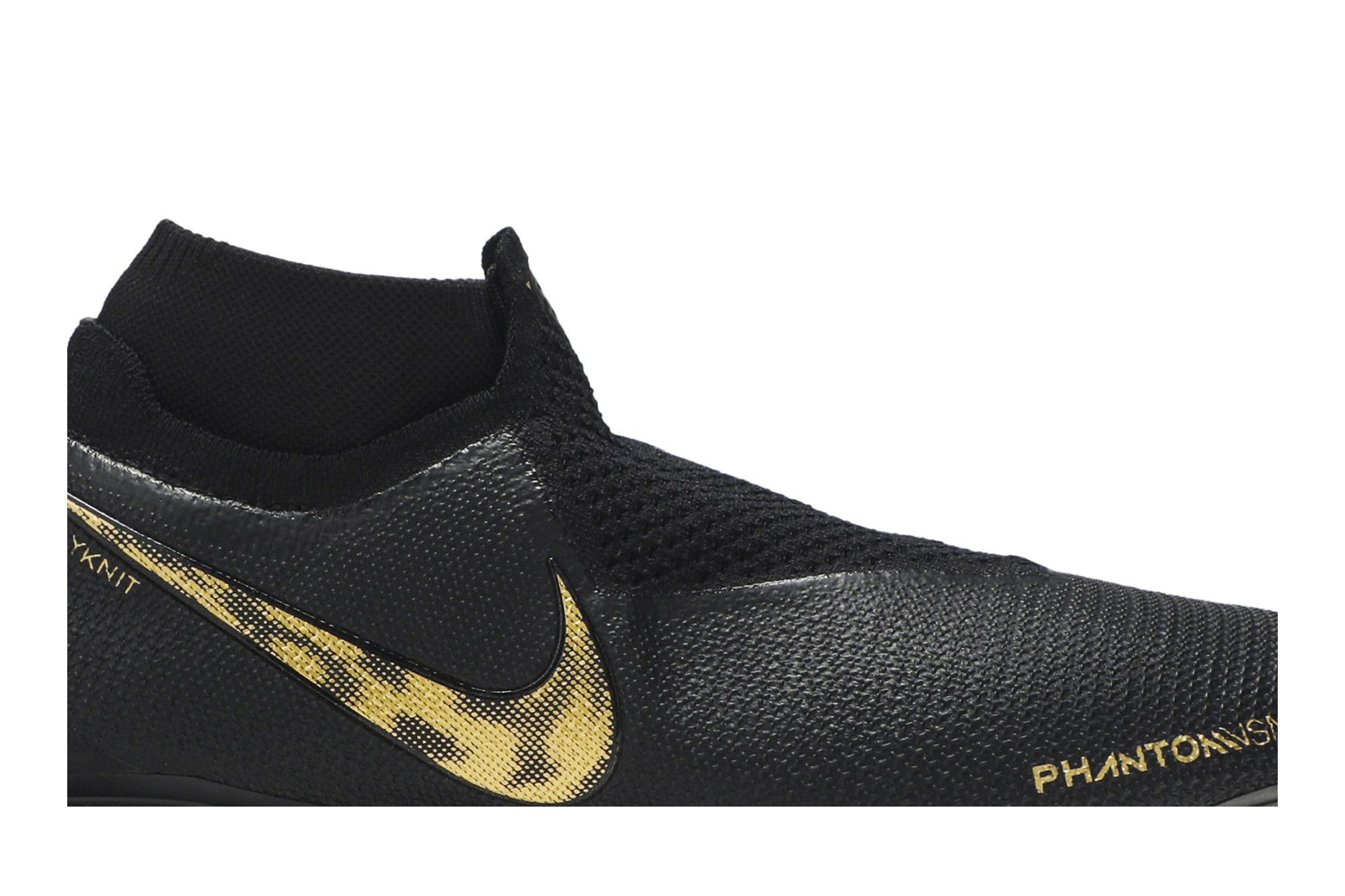 Nike phantom vision black and gold top