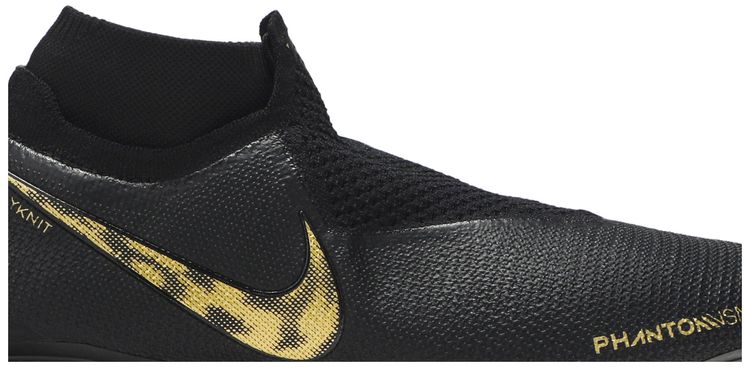 Nike Phantom Vision Elite DF FG Black Metallic Vivid Gold