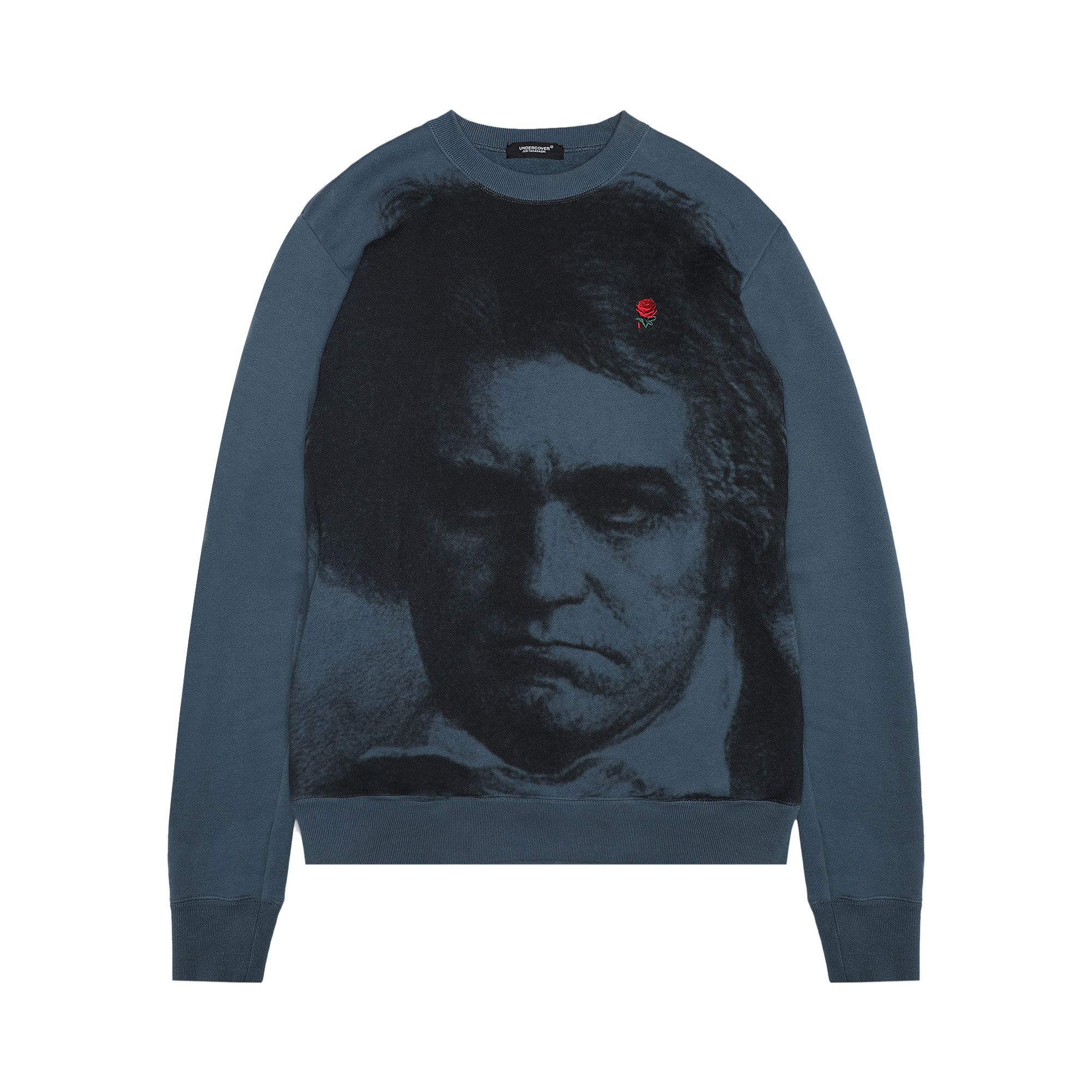 Buy Undercover Men Beethoven Print Sweatshirt 'Blue