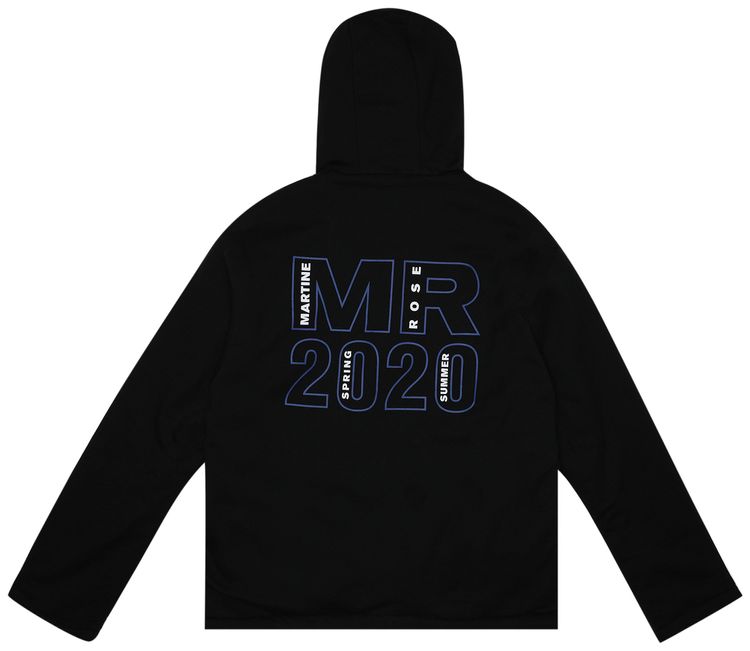 Martine Rose Hoodie With 2020 Artwork Black