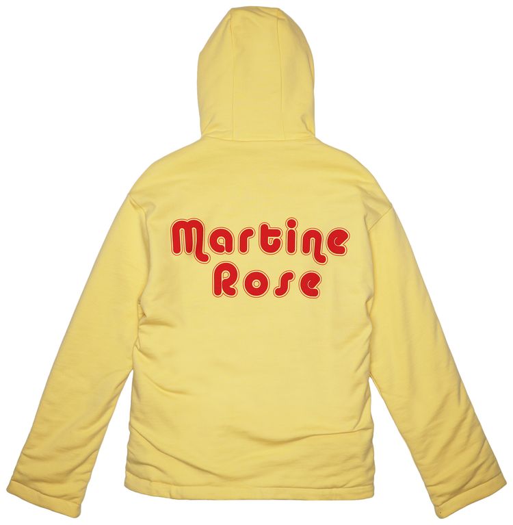 Martine Rose Hoodie With Clown Artwork Yellow