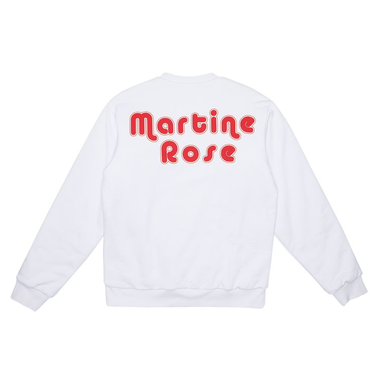 Martine Rose Reversible Crewneck Sweatshirt White