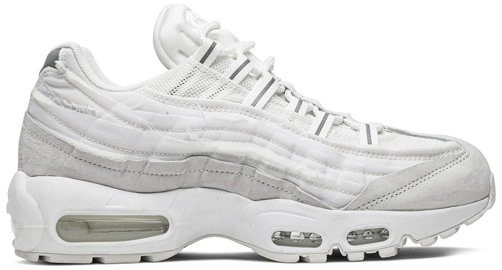 nike air max 95 comme des garcons white mens