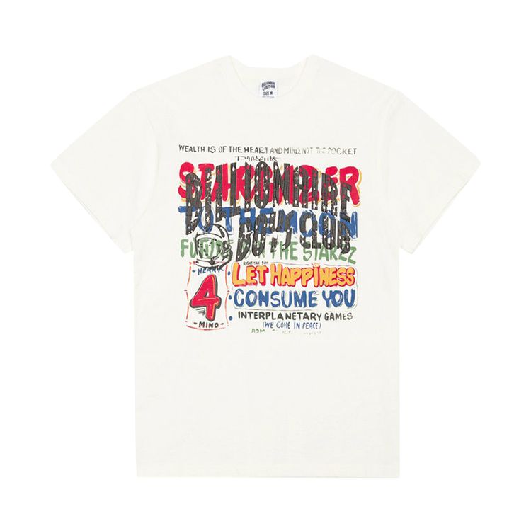 Billionaire Boys Club Stargazer Short Sleeve Knit T Shirt Snow White