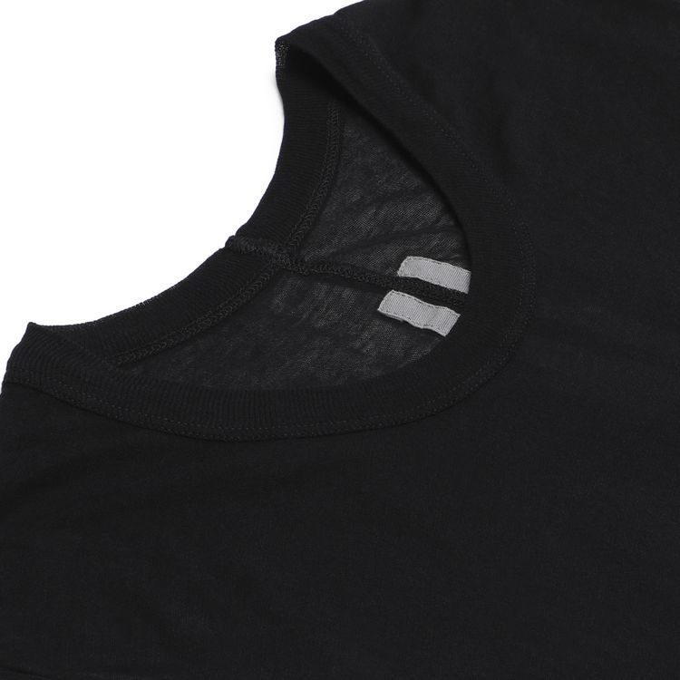 Rick Owens Sheer Fitted Tank Top Black