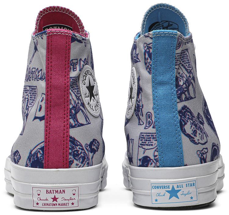 DC Comics x Chinatown Market x Converse Chuck 70 High 3D Batman Print