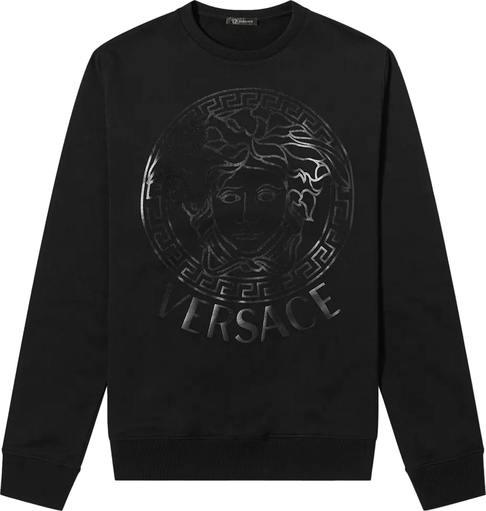 Buy Versace Medusa Print Sweatshirt 'Black' - A85324 A231242 A1008 | GOAT