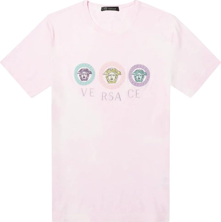 Versace Tye-Die Medusa T-Shirt 'Pink'