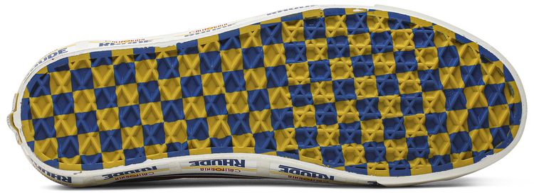 Rhude x Vans Bold Ni California Plate   Red