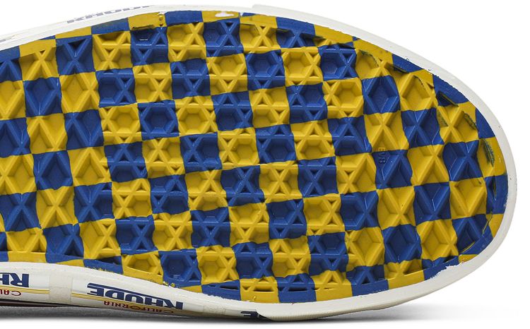 Rhude x Vans Bold Ni California Plate   Red