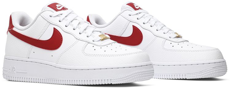 Nike Wmns Air Force 1 07 White Gym Red