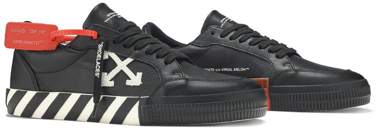 Off White Vulcanized Low Black White
