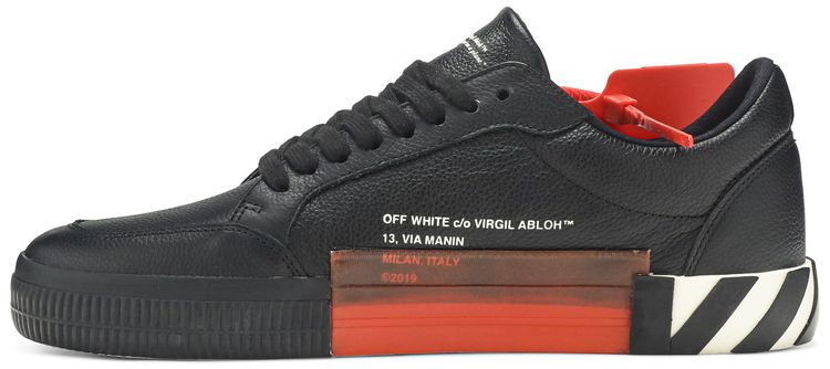Off White Vulcanized Low Black White