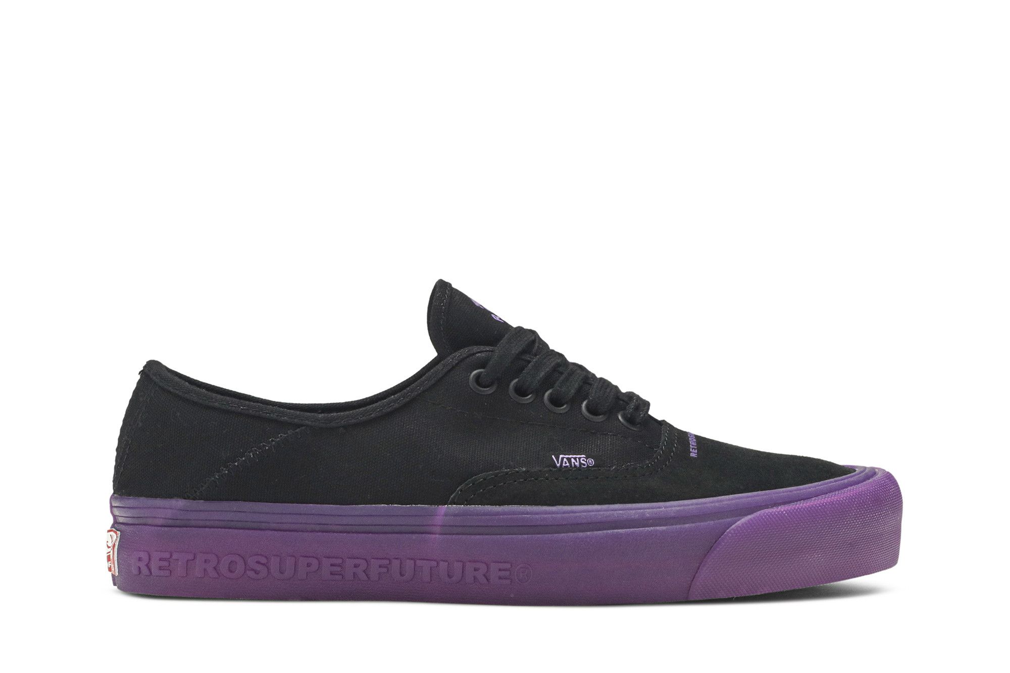 Vans purple black hot sale
