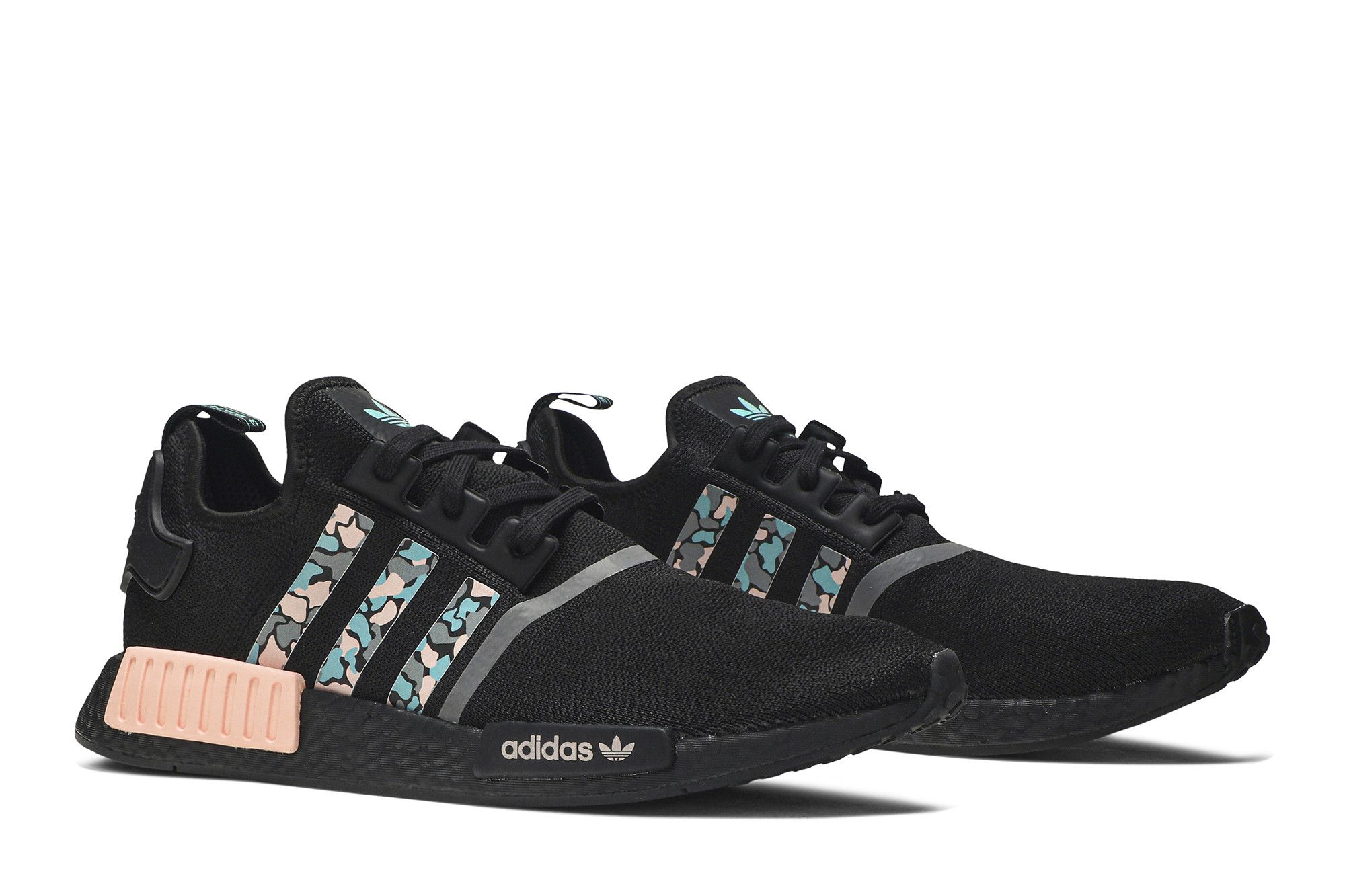 Buy NMD R1 STLT Primeknit Aqua Pink Camo FV3853 GOAT UK
