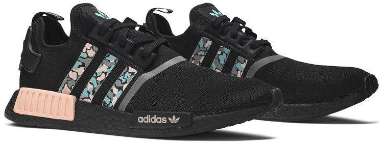 Adidas NMD R1 STLT Primeknit Aqua Pink Camo