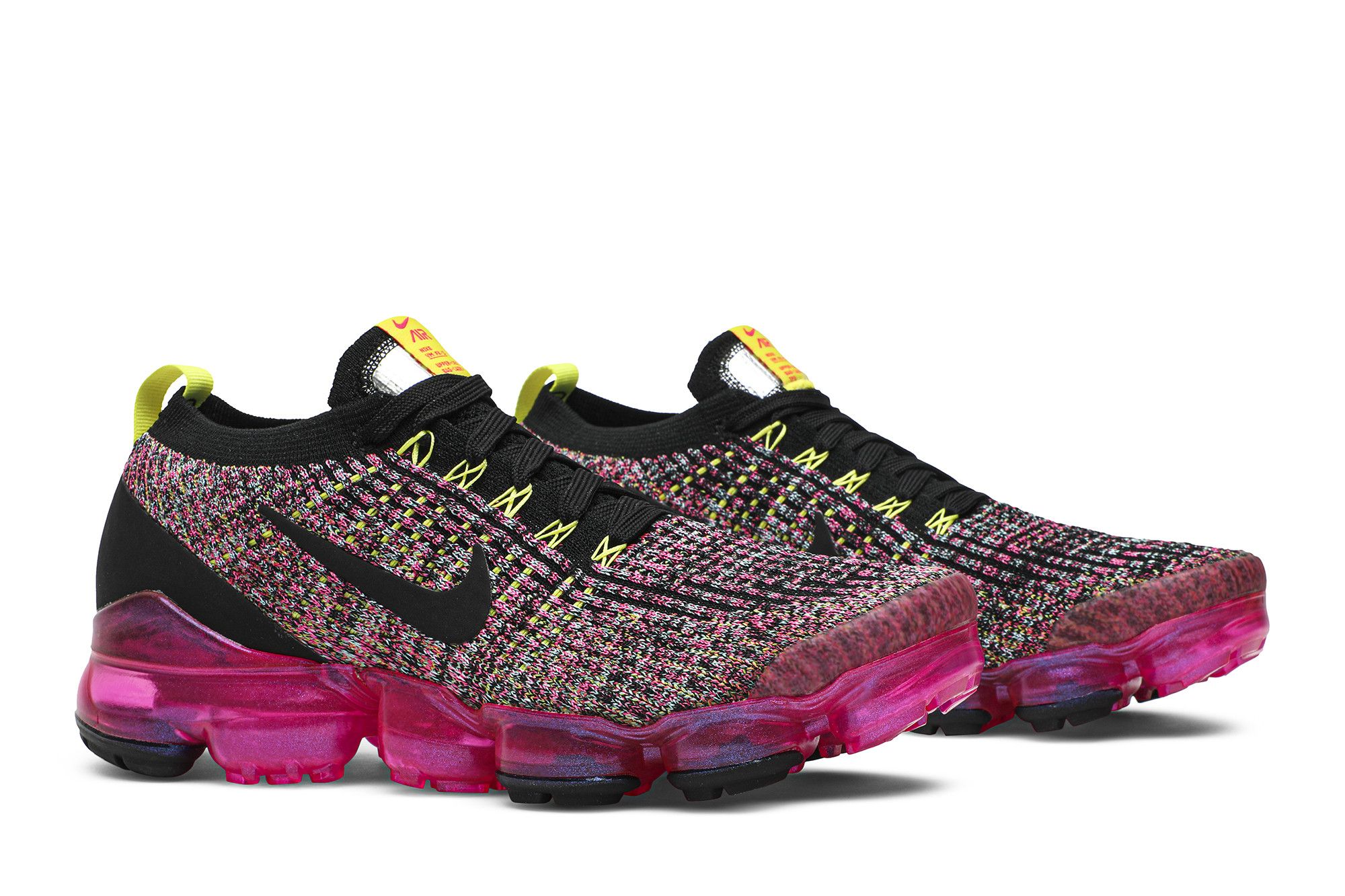 Buy Wmns Air VaporMax Flyknit 3 Black Pink Blast AJ6910 006 GOAT CA