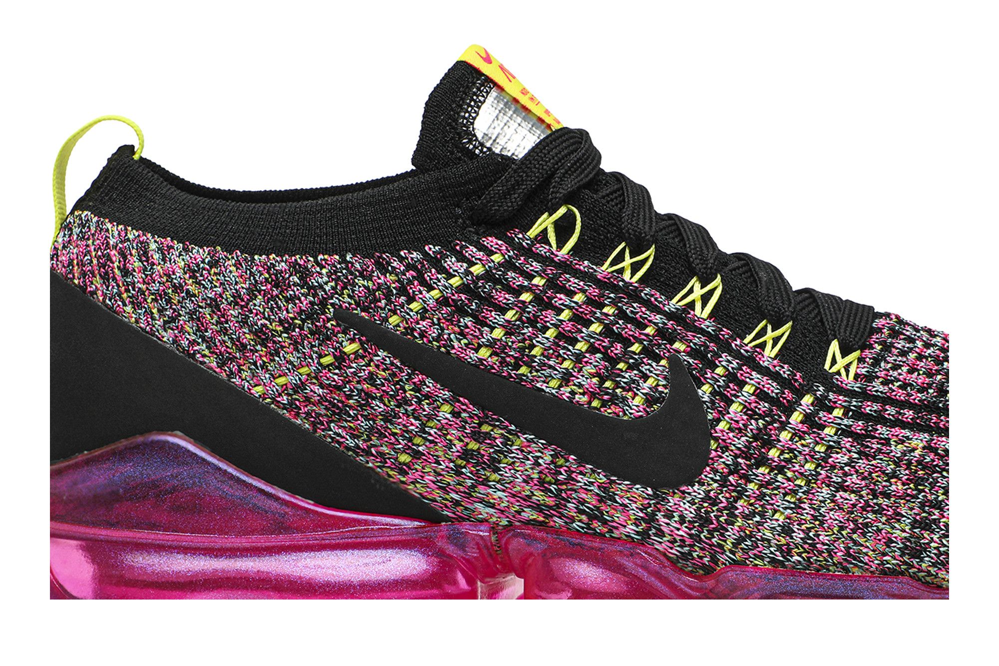 Buy Wmns Air VaporMax Flyknit 3 Black Pink Blast AJ6910 006 GOAT