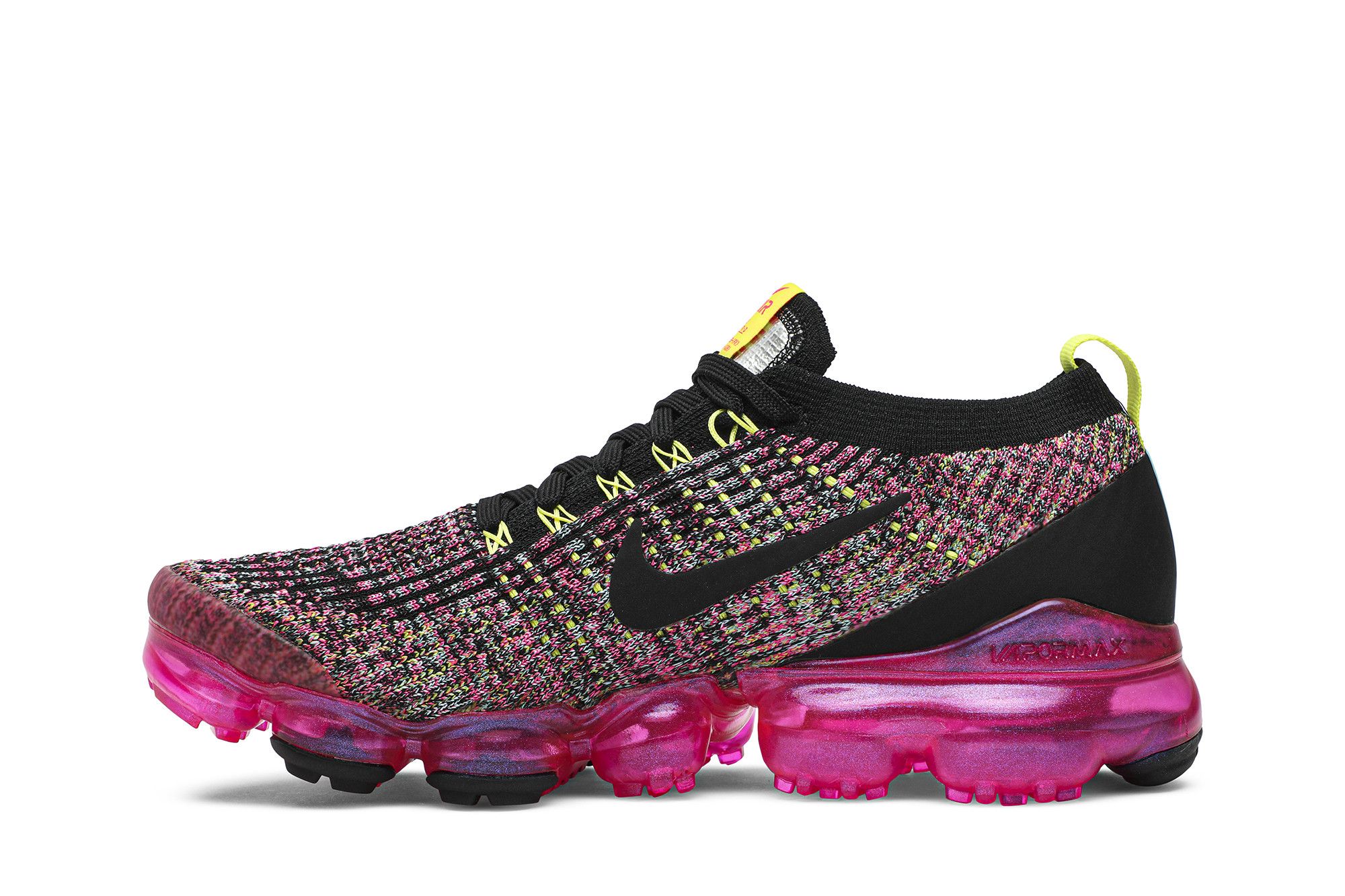 Buy Wmns Air VaporMax Flyknit 3 Black Pink Blast AJ6910 006 GOAT UK